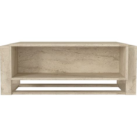 Couchtisch Bianco Beige Granit Optik