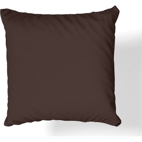 Federa in jersey 40x40 marrone