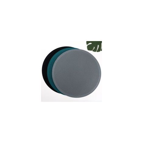 3 tapis de cuisson en silicone résistant à la chaleur, bases rondes de 30 cm pour poêles (1/5)