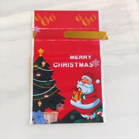 Noël Sacs à Cordons, 50 Pièces Sacs Cadeaux Noël, Convient Pour Stocker des Bonbons et des Biscuits Bonbons de Noël Sacs Pour Enfants Fête de Noël D'anniversaire (1/2)