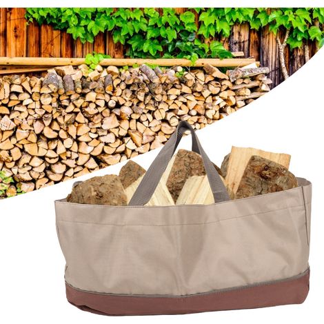 Große, tragbare Tragetasche aus Oxford-Canvas für Holzstämme und Äste (1/5)