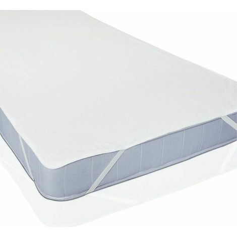 Protège-matelas imperméable 180 x 200 cm - Blanc (1/4)