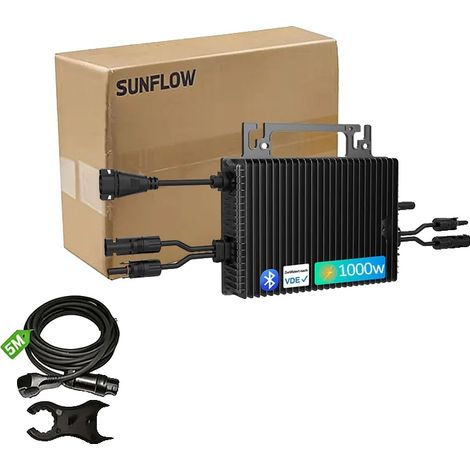 Micro-onduleur Solaire, Haute Efficacité, Surveillance Intelligente, 1000W, 230V-b (1/2)