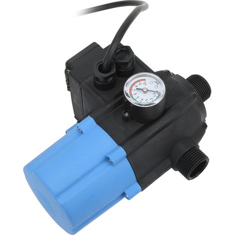 Interrupteur de contrôle de pression de pompe à eau réglable étanche bleu 1,5 bar-2,2 bar, norme européenne 220 V-240 V. (1/5)