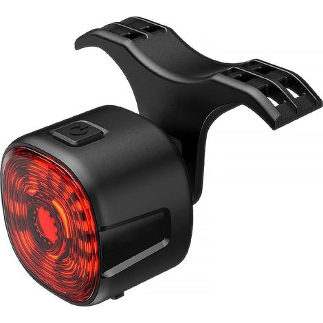 Smart Sensing Fahrrad-Rücklicht, Fahrrad-Bremssensor-Rücklicht, USB wiederaufladbar, IP66 wasserdicht, 6 Modi, leuchtend rote LED, geeignet für MTB, Joggen, Kinder, Rucksäcke und ältere Menschen