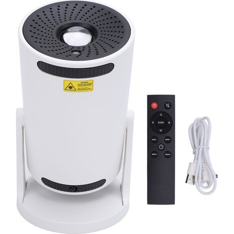 Projecteur Étoiles LED Toivize Modèle Canon Rotation 180° Télécommande Minuterie Lumière Ambiance Verte Chambre Design Moderne (1/5)