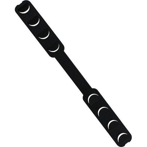 Lot de 10 Extensions de sangle de masque, anti-serrage, supports de masque pour soulager la douleur des oreilles et réduire la pression, attaches de protection de type crochets Noir, (1/5)