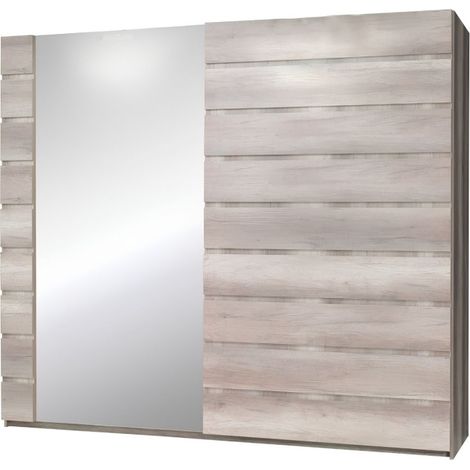 Kleiderschrank, Garderobe ROMI mit zwei Schiebetüren, 200 cm, Farbe Dab Canyon. Designer-Möbel. (1/5)