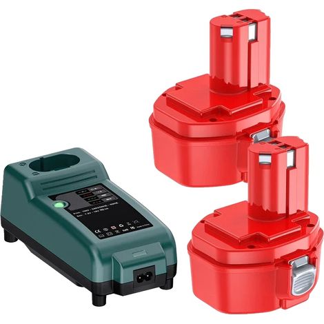 Batería de 3500 mAh de capacidad, tecnología Ni-MH, 2 baterías, 1 cargador (1/2)