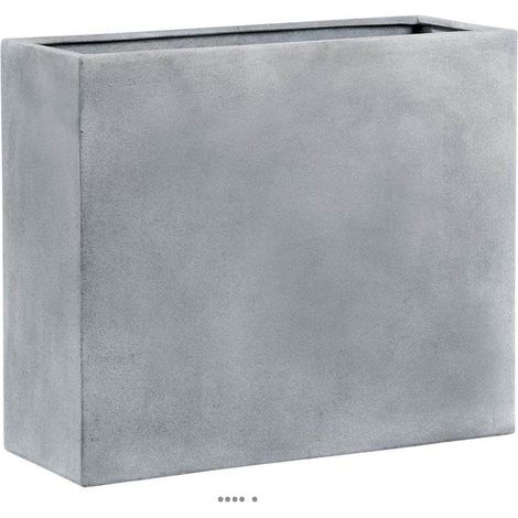 Bac fibres de verre Farn Ext Claustra L80x30xH68cm Gris - dimhaut: H 68 cm - couleur: Gris plomb-lead