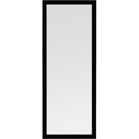 Carimate Spiegel, rechteckig, Standtyp, Strukturfarbe Transparent, 40x105h cm Schwarz