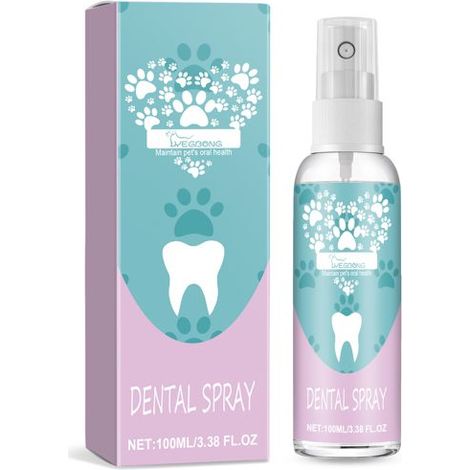 Spray Pour Dents D'animaux Recommandés Par Les Vétérinaires 100ML (1/4)