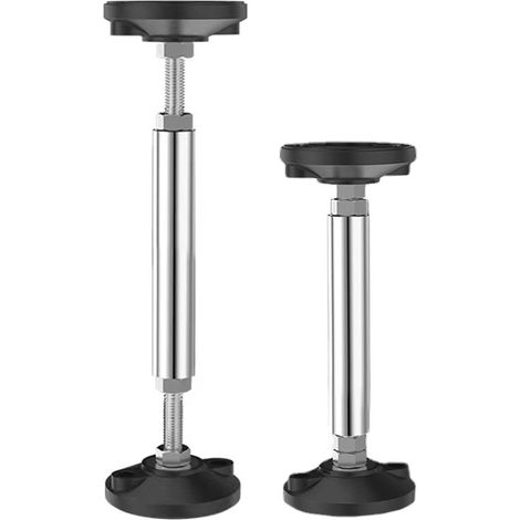 Pieds de table réglables, Pieds de bureau réglables, Pieds de table réglables en hauteur, Pieds de meubles réglables, Pieds de meubles en acier inoxydable, Poteaux de support d'armoire (1/5)