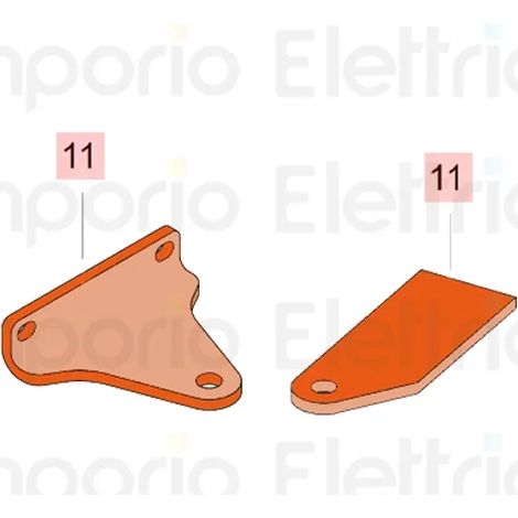 faac pièce détachée pattes de fixation 412 63003359 (1/3)