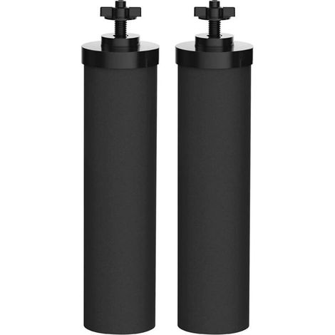 Filtro per acqua a cartuccia compatibile Berkey – Carbone attivo senza piombo – Set da 2 pezzi per sistemi di purificazione – Sostituisce 6000 galloni – BB-9-2 (1/5)
