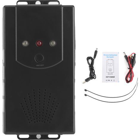 Répulsif Ultrasonore Anti-Nuisibles à Piles avec Lampe LED pour Voiture et Maison (1/5)