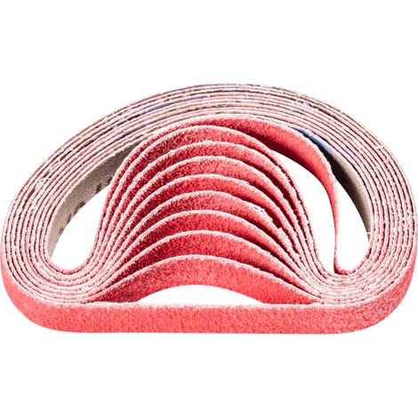 PFERD TOOLS Keramikkorn Schleifband BA 12x305 mm CO-COOL60 für Edelstahl-Schliff mit Bandschleifer (100) 100 Stk (1/5)
