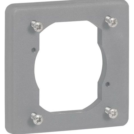 Legrand 052119 Placa adaptadora Hypra para el montaje de tomas de baja tensión