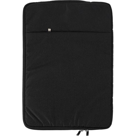 Pochette avec Doublure en Peluche 15 Pouces Ordinateur Portable en Tissu Oxford Poignée Flexible, Protection Antichoc pour Usage Quotidien (1/5)