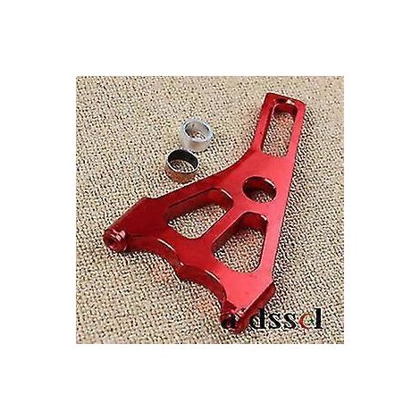 Adaptateur universel CNC pour système de frein/amortisseur arrière de moto, entraxe de 82 mm, compatible avec les étriers de frein de 82 mm sur la roue arrière - Rouge (1/5)