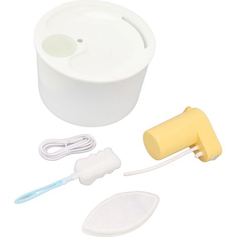Fontaine à eau automatique pour animaux, silencieuse et rechargeable, distributeur d'eau pour chats et chiens de petite et moyenne taille, 2,5L (1/5)