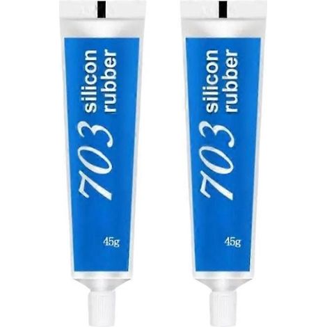2x Mastic silicone universel, résistant aux moisissures, multi-usages, à prise rapide (1/4)