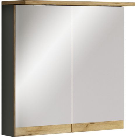 LED Bad Spiegelschrank 59x60x23 Cosila