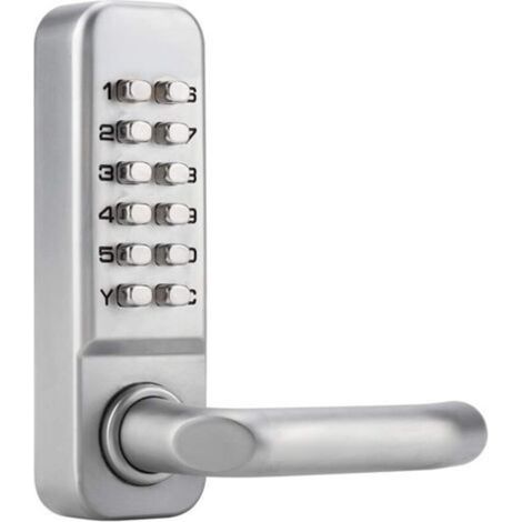 Waterproof Mechanical Code Lock, 1 to 11 Digit Code Combination Security Password Coded Lock Keyless Mechanical Combination Door Lock for Wooden Office Door (1/5)