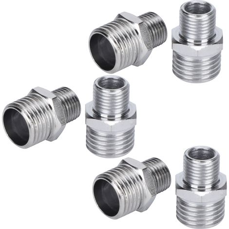 Kit de 6 connecteurs pour aérographe, filetage mâle G1/8" vers G1/4", adaptateur pour pistolet à peinture TDA3 (1/5)