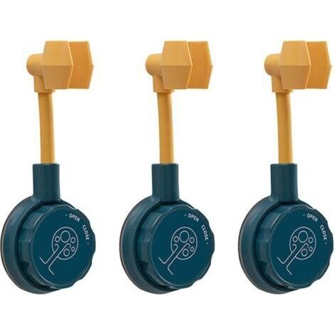 Lot de 3 supports de pommeau de douche à ventouse réglable pour pommeau de douche à main (1/5)