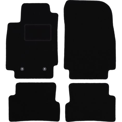 Tappetini in velluto nero per: Renault Captur SUV (2013-2019) (1/5)