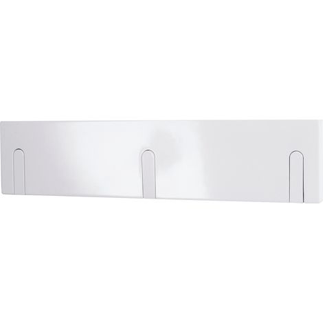 Porte-manteau design 3 patères murales blanc Neli