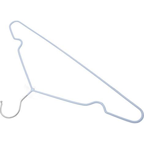 BelleRise – Rutschfeste, abriebfeste Kleiderbügel – Multifunktional, 40 cm – zum Trocknen und Aufbewahren – blau (1/5)