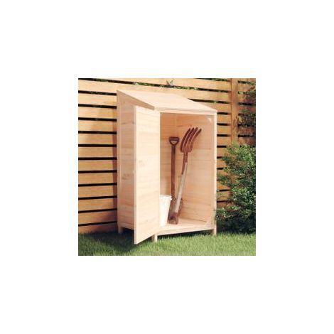 Remise de jardin 55x52x112 Bois de sapin solide (1/5)