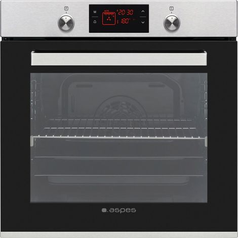 Horno Multifunción 59,5cm ASPES AHE1300X 78L Limpieza Vapor Guía (1/4)