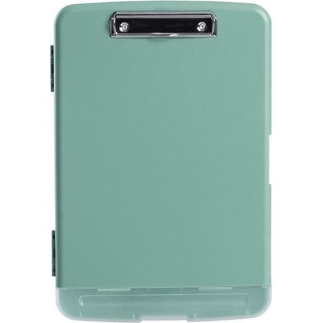 Porte-documents avec pince, bloc-notes, conception résistante à l'eau, boîte de rangement, boîte à documents avec porte-stylo intégré pour les écoles, les bureaux et les environnements industriels (1/5)