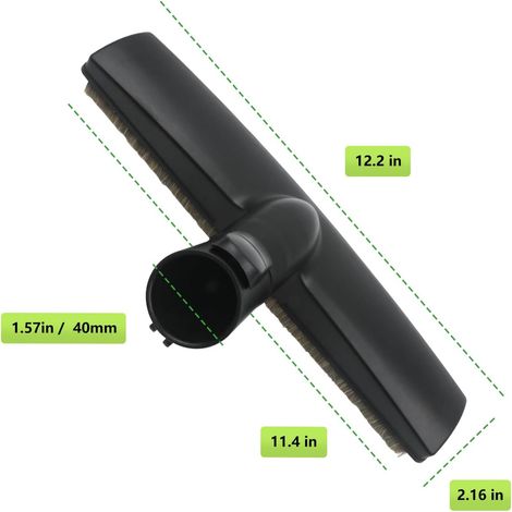 Convient aux brosses pour aspirateurs Miele C1, C2 et C3, ainsi qu'aux accessoires et embouts pour moquettes, carrelages et sols durs - Embout d'aspirateur de 3,5 cm (1-3/8") pour parquets. (1/4)