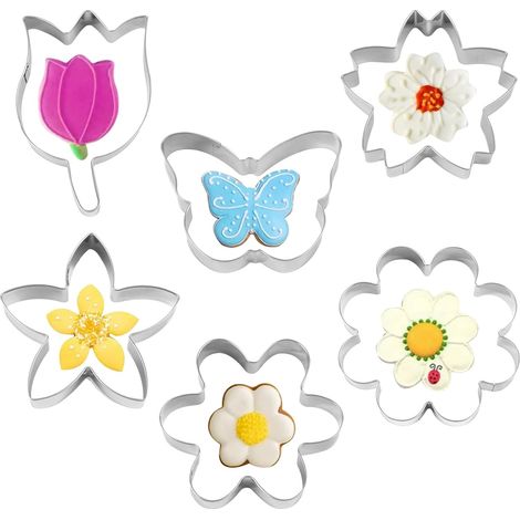 Lot de 6 Ensemble d'emporte-pièces en Acier Inoxydable (1/5)