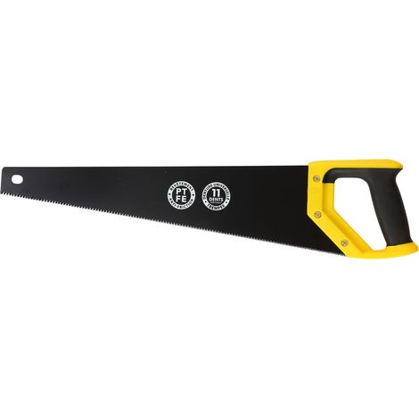 RHINO - SEGA A MANO GO NE 500MM - ADATTA PER TAGLIO LEGNO, RIVESTIMENTO PTFE ANTIFRIZIONE - DENTI UNIVERSALI TEMPRATI 11 DENTI/
