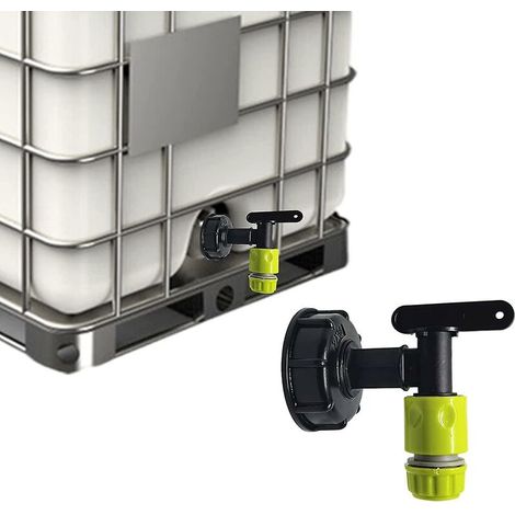 Ibc Tank Cet S60x6 Cet pour Ibc Tank, 3/4inch Ibc Tank Adapter, S60x6 Plastic Ibc Tank Adapter, Ibc Tank Cet Adapter For Garden (1/4)