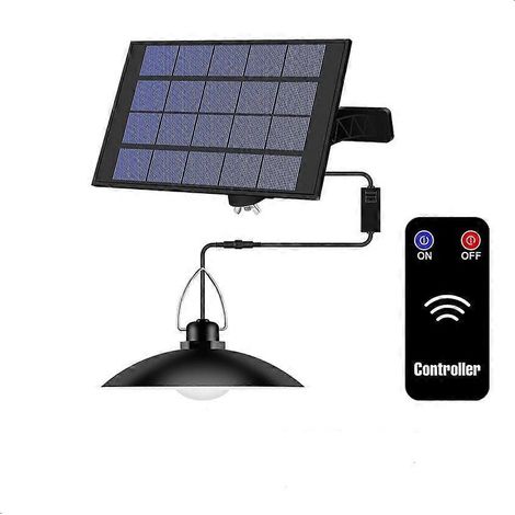 Suspension solaire, ruban LED étanche pour extérieur, télécommande (1/4)