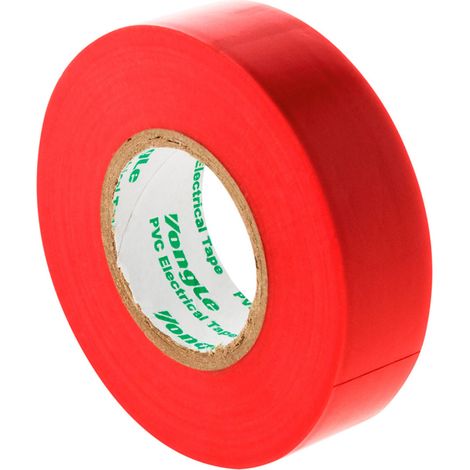 ROULEAU ADHÉSIF 19MM X 20M ROUGE - ZENITECH 121572