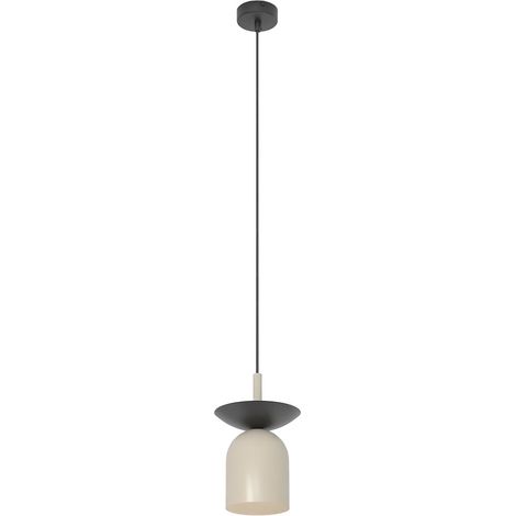 Lampada a sospensione EGO nero/beige 1xE14 10W Emibig (1/5)