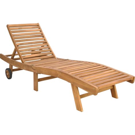 Tumbona Marrón Madera de teca maciza vidaXL