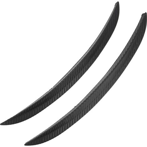 Lot de 2 baguettes décoratives de protection pour jantes de voiture, style fibre de carbone, universelles (1/5)