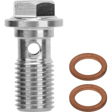 Boulon M11 X 1,25 23 Mm, Kit de Rondelle D'écrasement de Vis de Boulon pour Voiture, Construction Solide en Métal à Haute capacité de Transport pour Système de Mazout. (1/5)