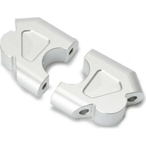 Lenkerhalterung für BMW R1200GS LC, R1200GS Adventure, R 1200GS Rallye, R 1200 GS, R1250GS 1G13 K50 – silber (1/5)