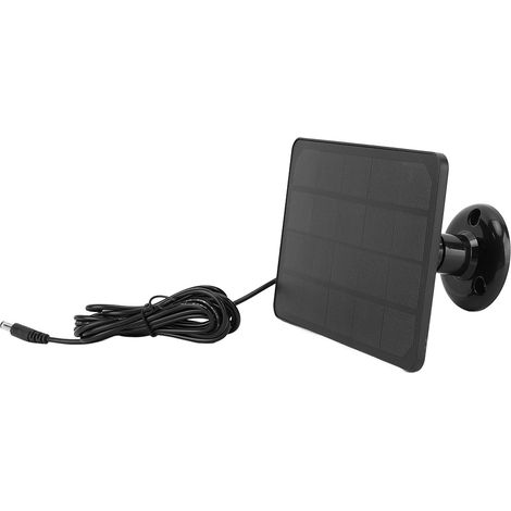 Panneau solaire 4W 5V noir étanche IP65, carte de charge pour ventilateurs et lampes (1/5)