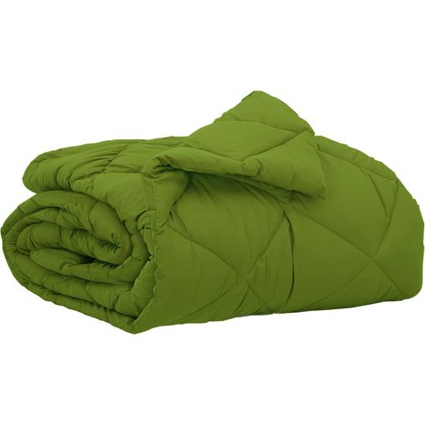 Edredón de Verano Verde 220 x 135 cm Microfibra vidaXL