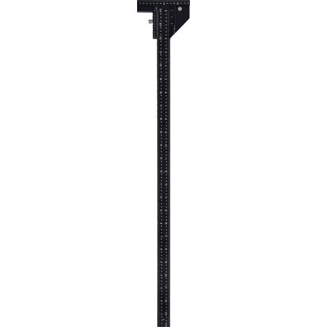Règle de marquage bois 24 pouces, équerre en alliage d'aluminium T, outil de traçage et mesure, pied à coulisse vernier de précision (1/5)